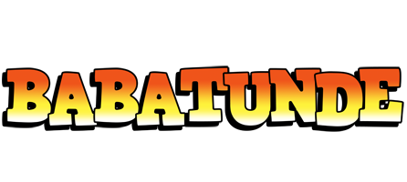 Babatunde sunset logo