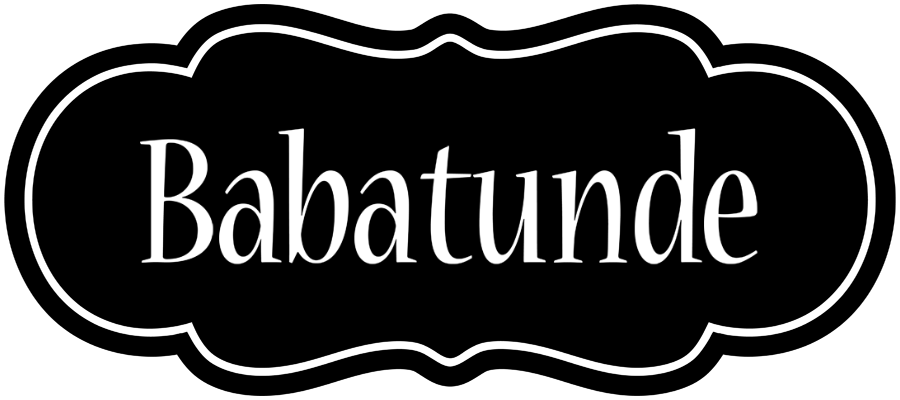 Babatunde welcome logo