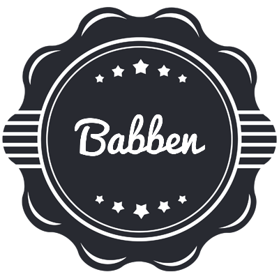Babben badge logo