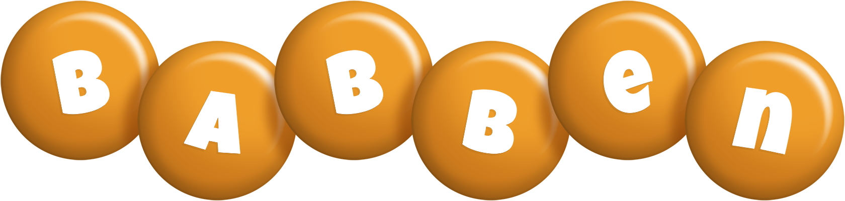 Babben candy-orange logo