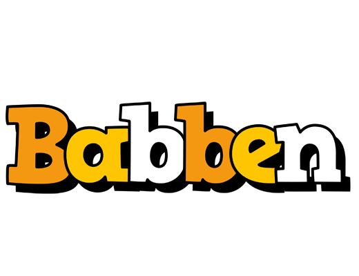Babben cartoon logo