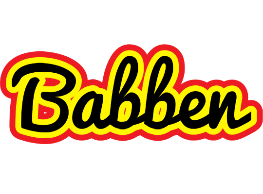 Babben flaming logo