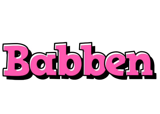 Babben girlish logo