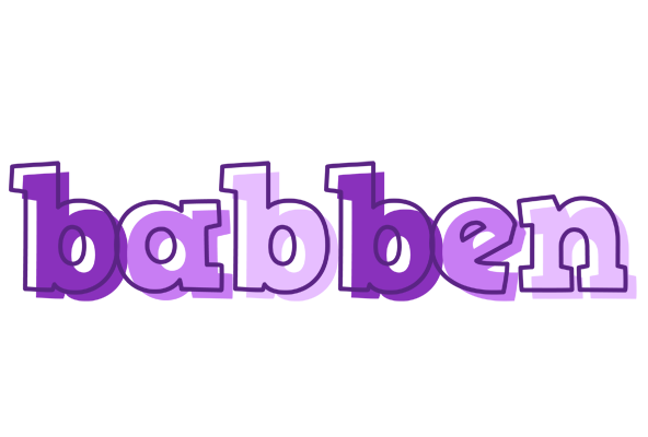 Babben sensual logo