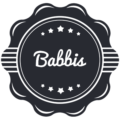 Babbis badge logo