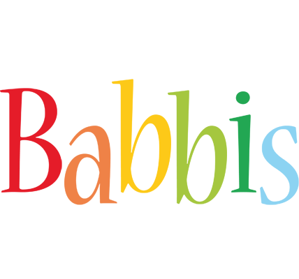 Babbis birthday logo