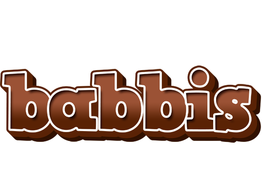 Babbis brownie logo