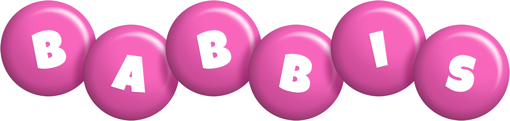 Babbis candy-pink logo