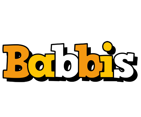Babbis cartoon logo