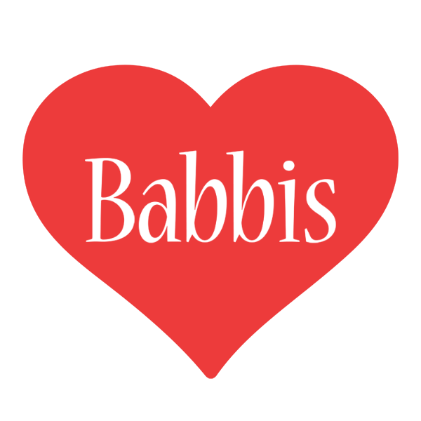 Babbis love logo
