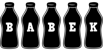 Babek bottle logo