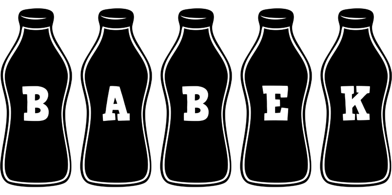 Babek bottle logo