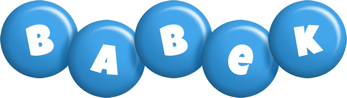 Babek candy-blue logo