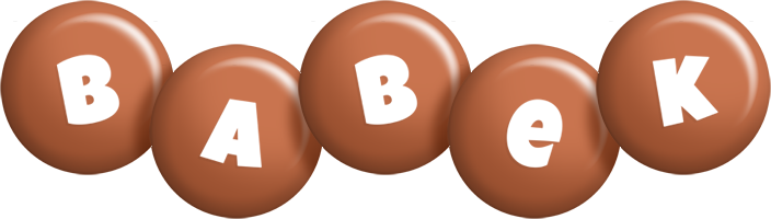 Babek candy-brown logo