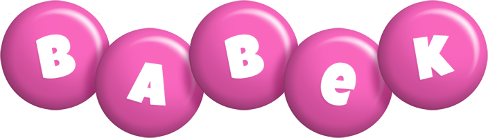 Babek candy-pink logo