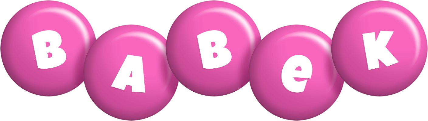 Babek candy-pink logo