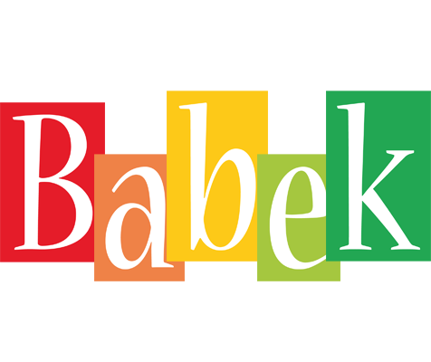 Babek colors logo