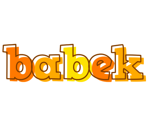 Babek desert logo