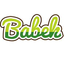 Babek golfing logo