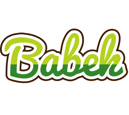 Babek golfing logo