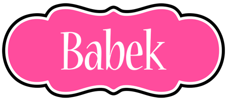 Babek invitation logo