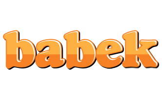 Babek orange logo