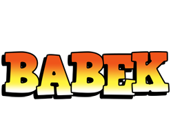 Babek sunset logo