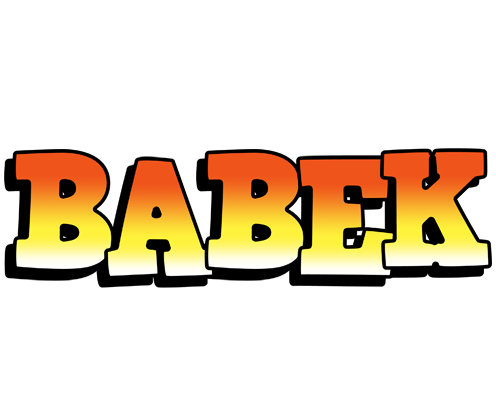Babek sunset logo