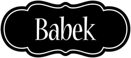 Babek welcome logo