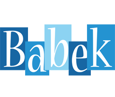 Babek winter logo