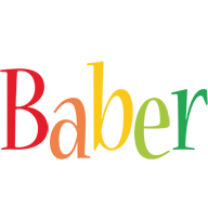 Baber birthday logo