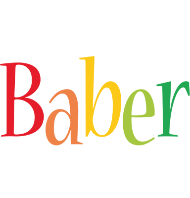 Baber birthday logo