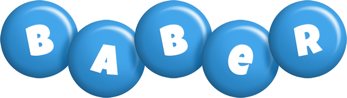 Baber candy-blue logo