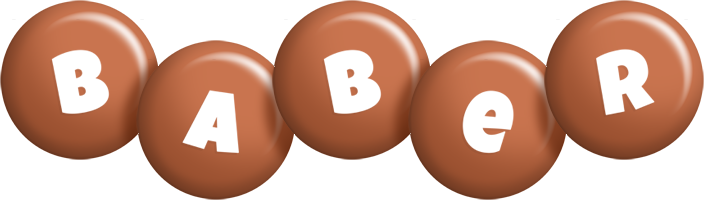 Baber candy-brown logo