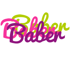 Baber flowers logo