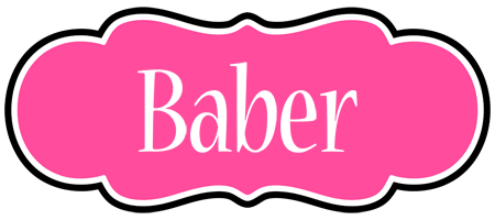 Baber invitation logo