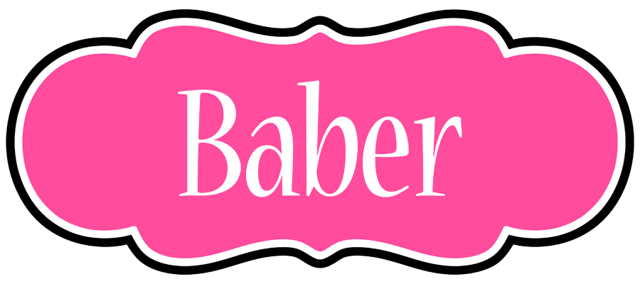 Baber invitation logo