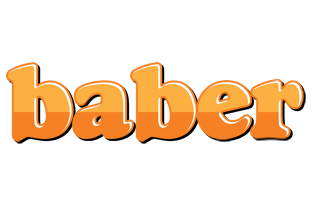 Baber orange logo