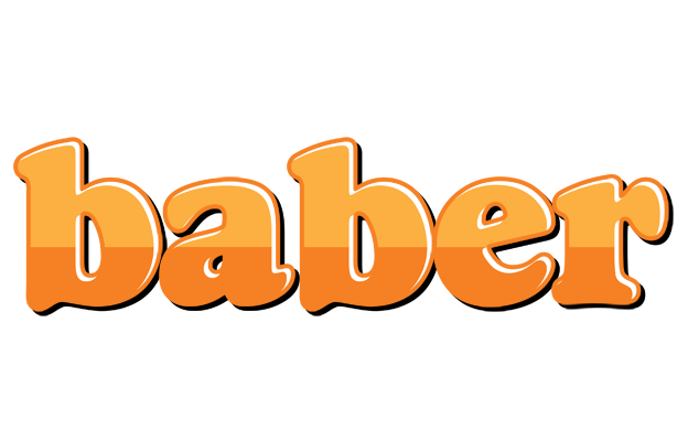 Baber orange logo