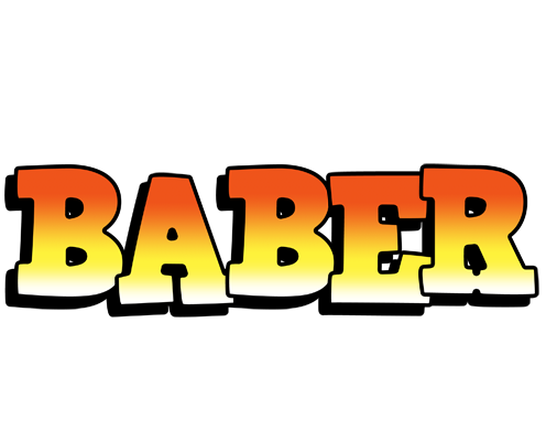 Baber sunset logo