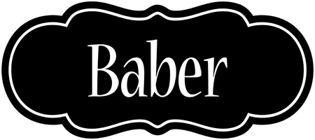 Baber welcome logo