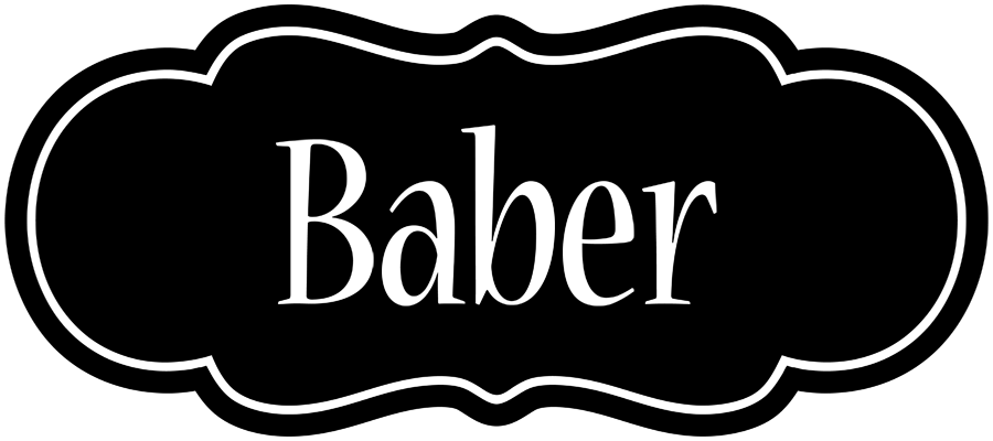 Baber welcome logo