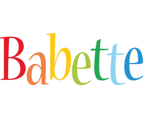 Babette birthday logo