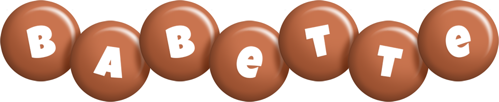 Babette candy-brown logo