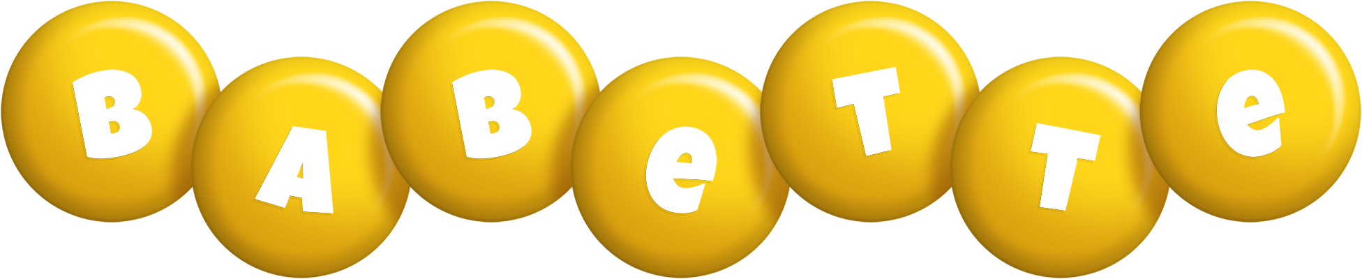 Babette candy-yellow logo