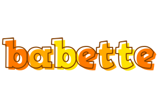 Babette desert logo