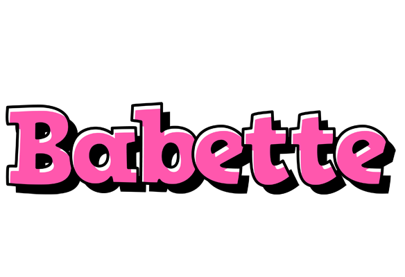 Babette girlish logo