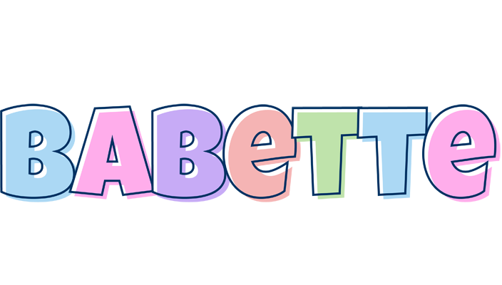 Babette pastel logo