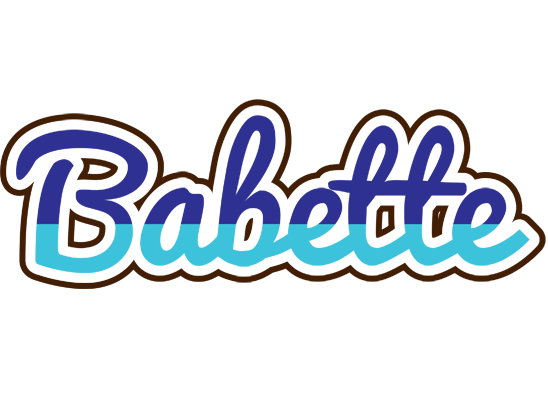 Babette raining logo