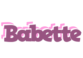 Babette relaxing logo